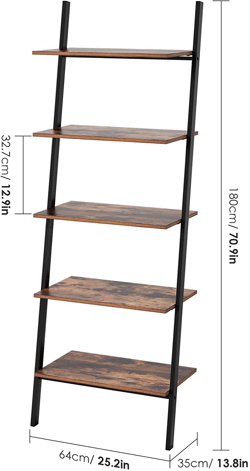 Homfa 5 Tier Ladder Shelf