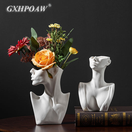 Gorgeous Face Flower Vases