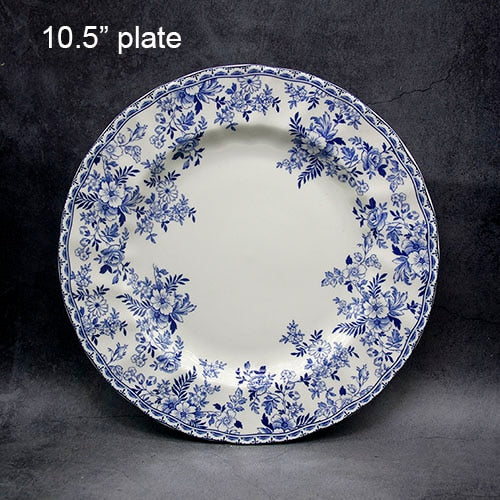 Blue And White Elegant Dinner Set