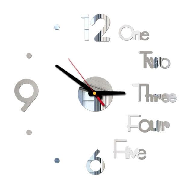 Modern Wall Clock Stickers