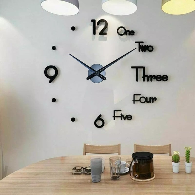 Modern Wall Clock Stickers