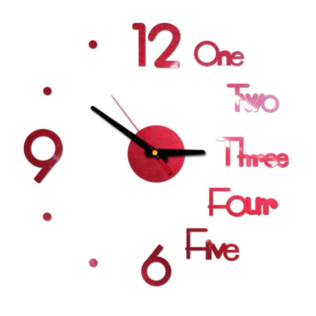 Modern Wall Clock Stickers