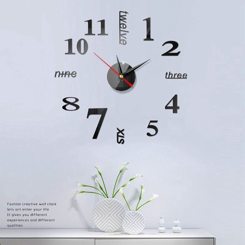 Modern Wall Clock Stickers