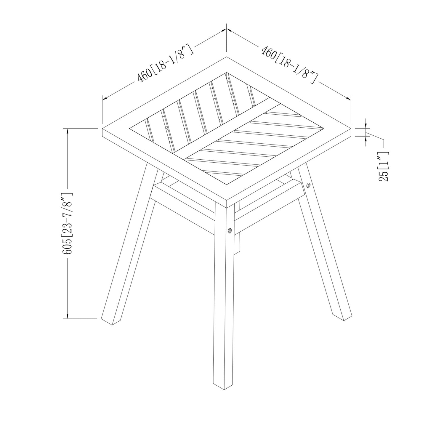 Outdoor Wood Table