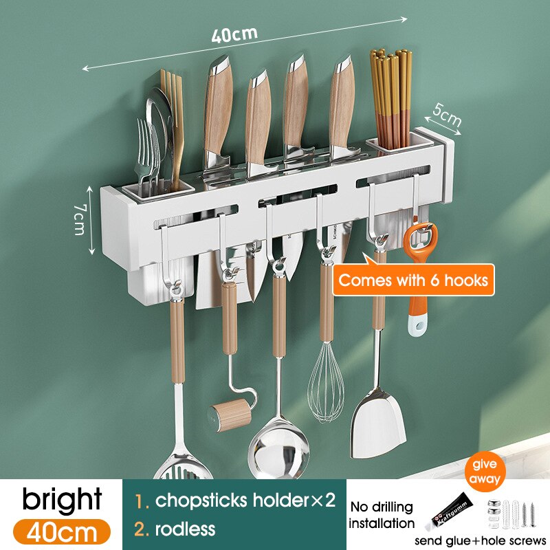 Wall-mounted Kitchen Shelf Organizer