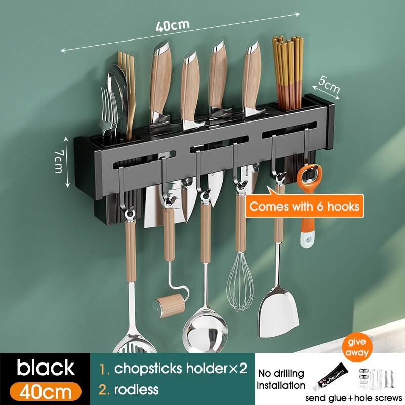 Wall-mounted Kitchen Shelf Organizer