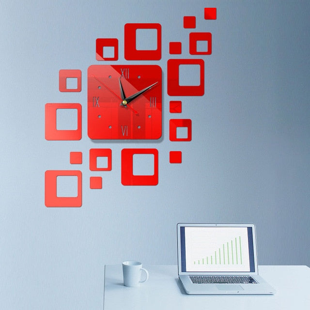 Modern Wall Clock Stickers