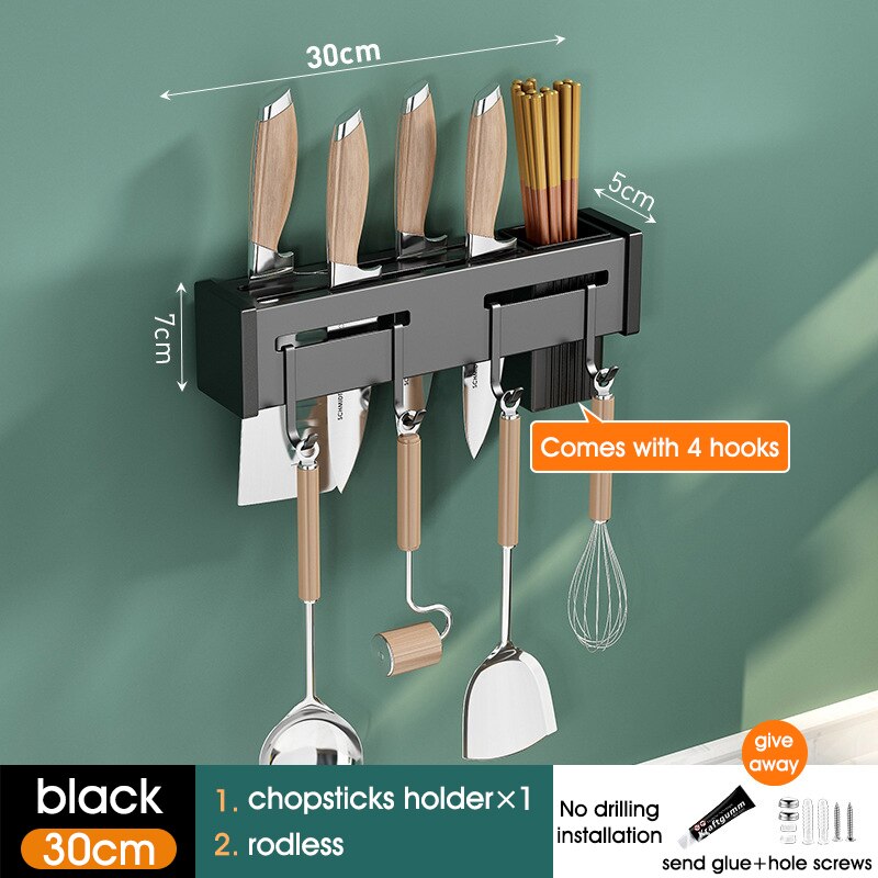 Wall-mounted Kitchen Shelf Organizer