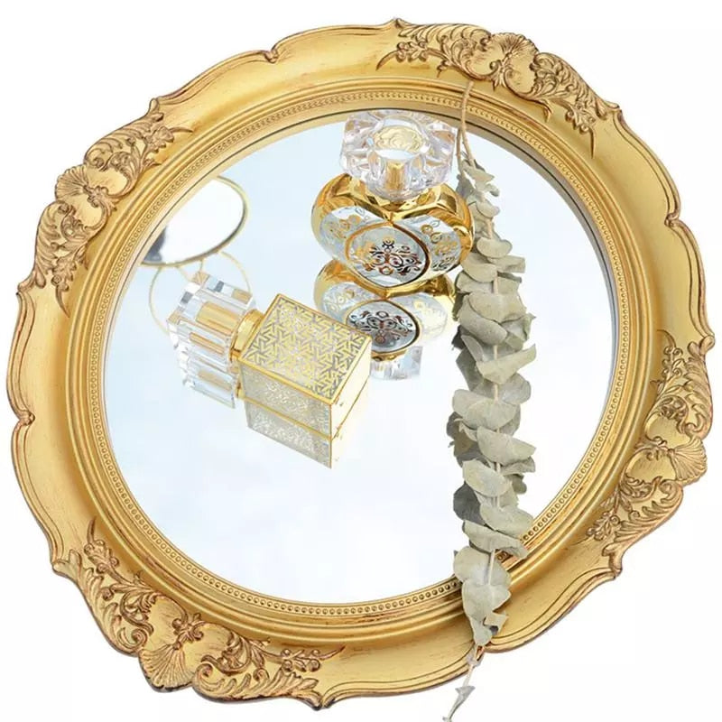 Wall Mirror & Beauty Tray