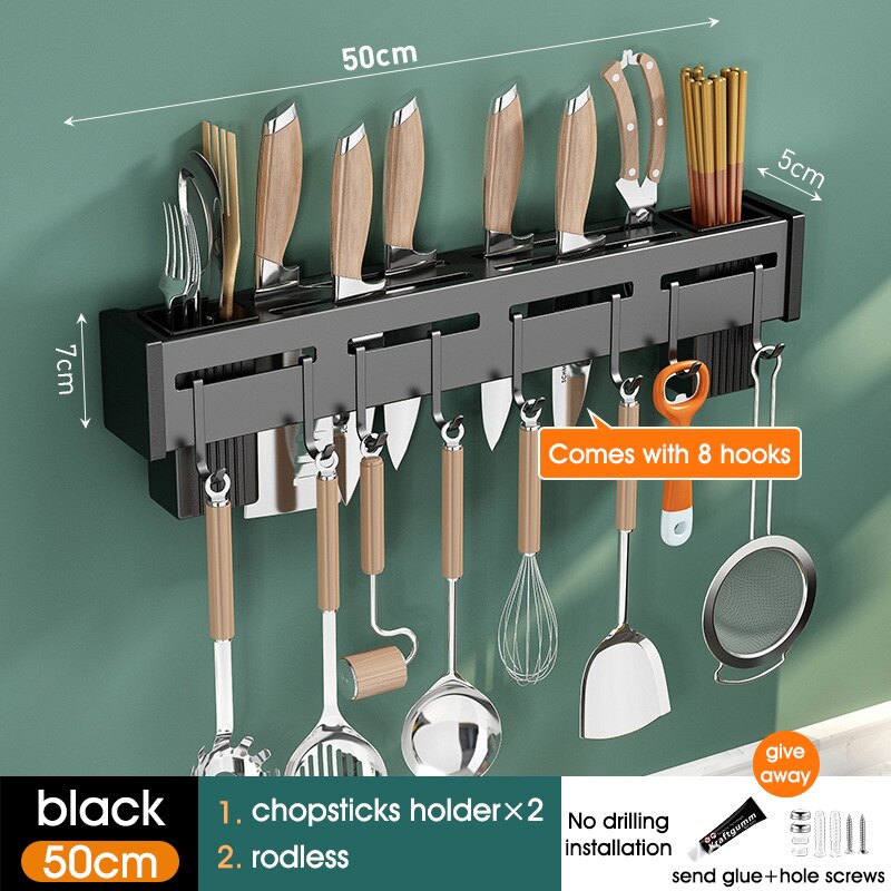 Wall-mounted Kitchen Shelf Organizer