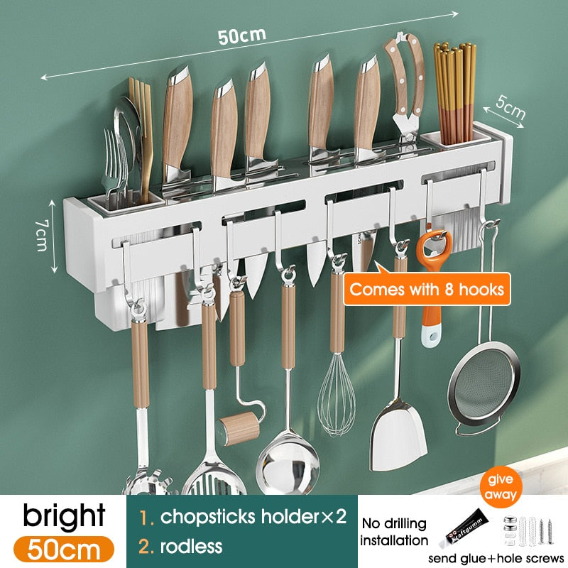 Wall-mounted Kitchen Shelf Organizer