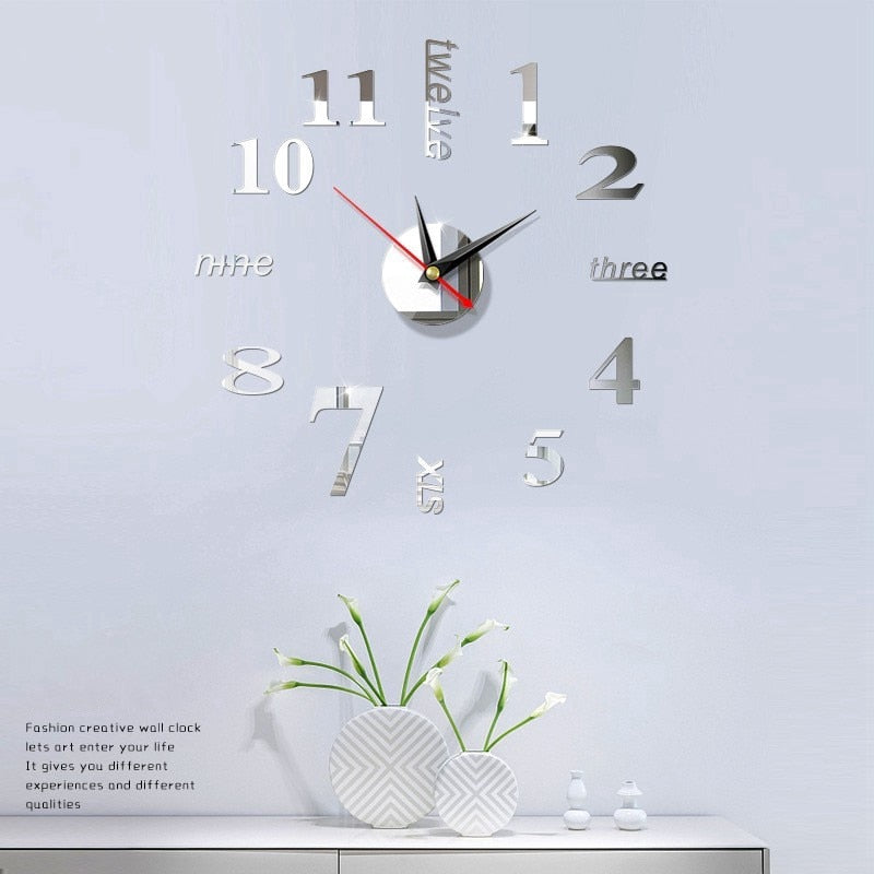 Modern Wall Clock Stickers